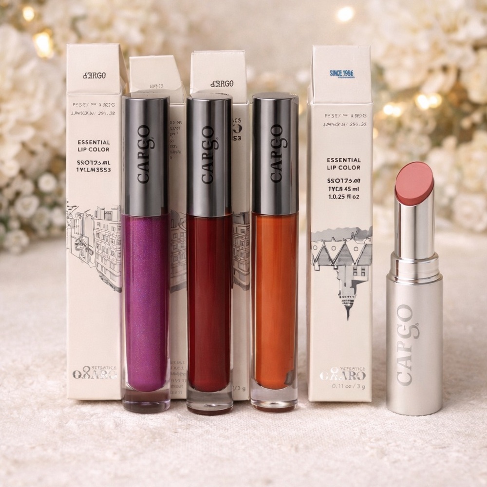 🎉HP🎉 4 Cargo cosmetics lip colors NIB